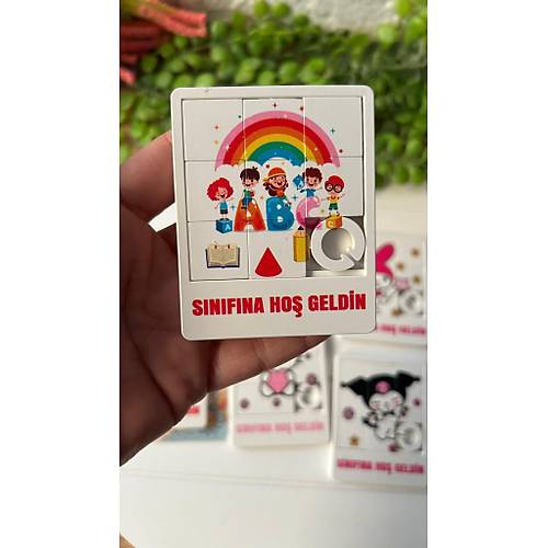 Okul-��renci-Tatil Temalu Puzzle