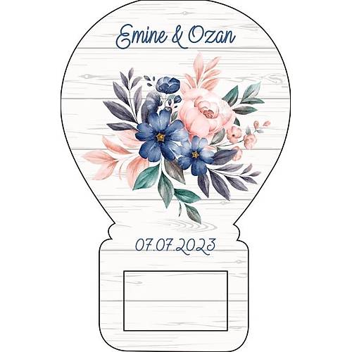 Balon A�acakl� Magnet �i�ek Temal�