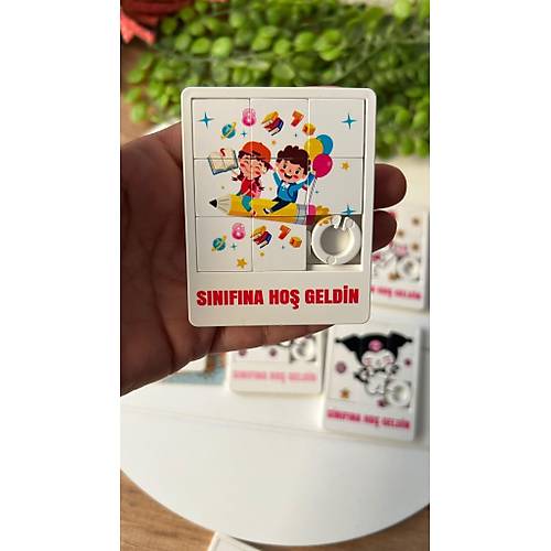 Okul-��renci-Tatil Temalu Puzzle