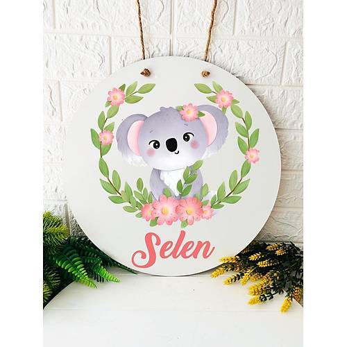 38 cm Ah�ap Kap� S�s�-Koala Temal�