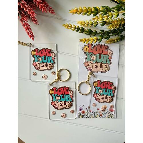 Anneler G�n�  5x7 cm Pleksi Anahtarl�k