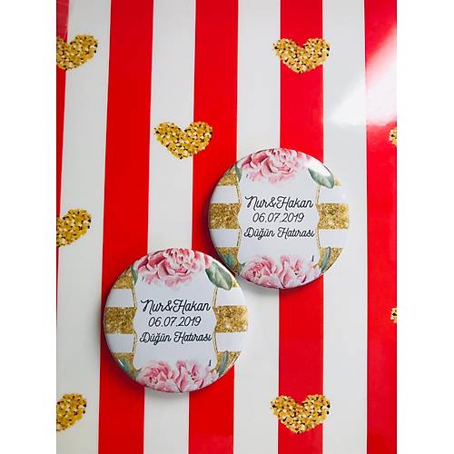  Soft �i�ekli Nikah ve D���n A�acak Magnet 