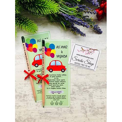 Araba Temal� Tohumlu Kalem