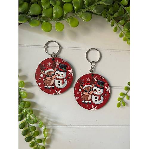 Ah�ap Anahtarl�k  Yeni Y�l Temal�