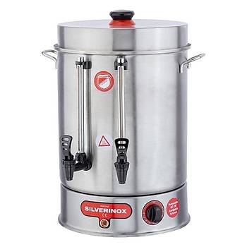 Ikgaz Silverinox 250 Bardak 23 L ay Makinas - Plastik Musluklu ay Otomat