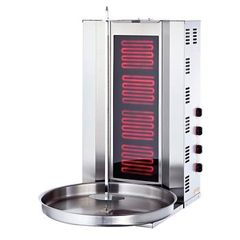 Silverinox Ikgaz Elektrikli CE Dner Oca 4 Radyanl
