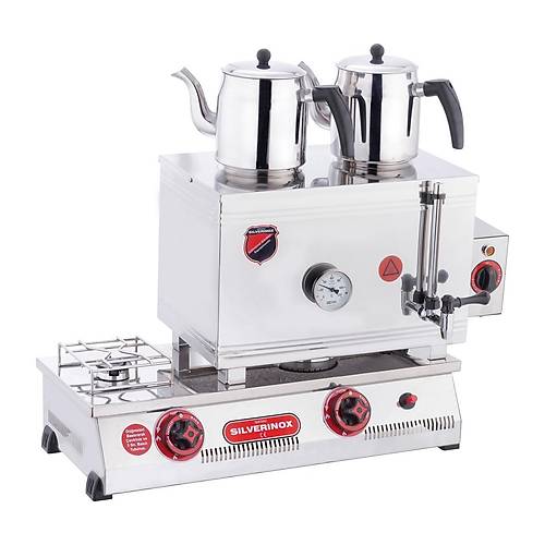 Ikgaz Silverinox ay Kazan Elektrikli + Tpl 2 Demlik