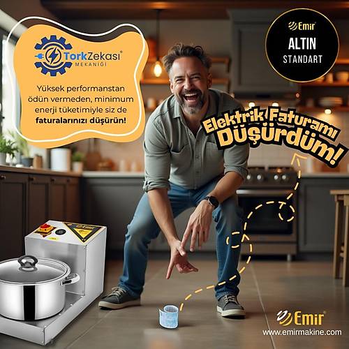 Emir B�y�k So�an Do�rama Lahmacun ��i Haz�rlama Makinesi Makinas� 13 litre