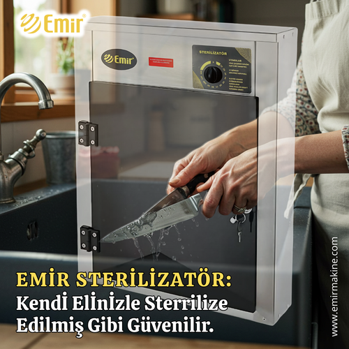 Emir Bak Sterilizatr Dolab 19 Baklk Sterilizasyon dolab