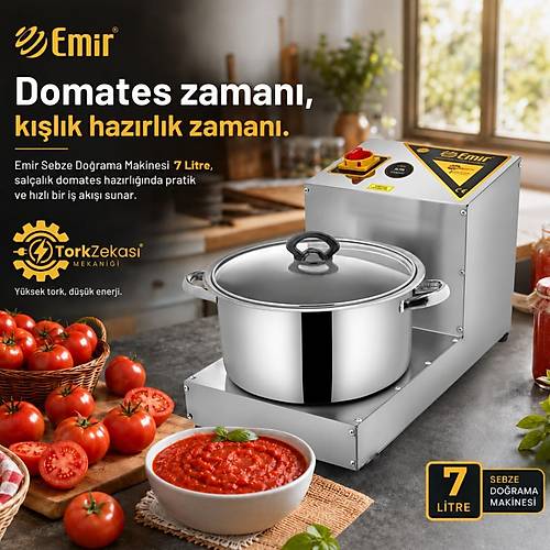 Emir 4 B��akl� Humus Yapma Humus Haz�rlama Makinas� Nohut Ezme Makinas� 7 Litre