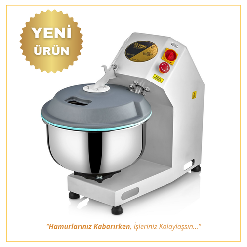 Emir 10 kg Hamur Yo�urma Makinesi � Ev Tipi Profesyonel Ekmek ve Pizza Yo�urma Robotu, G�venlik Kapakl�, �ocuk Dostu Tasar�m