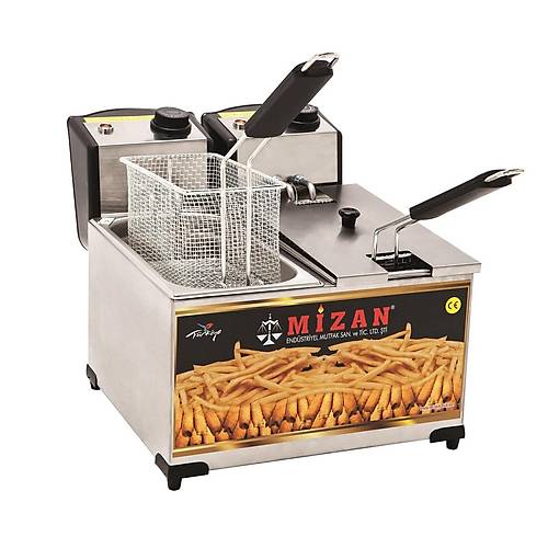 Mizan 5+5 Litre Elektrikli Fritz Makinesi