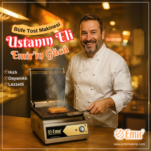 Emir 8 Dilim Elektrikli Tost Makinesi