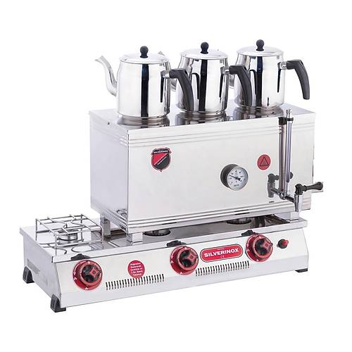 Ikgaz Silverinox ay Kazan Doalgaz Ce Belgeli 3 Demlik