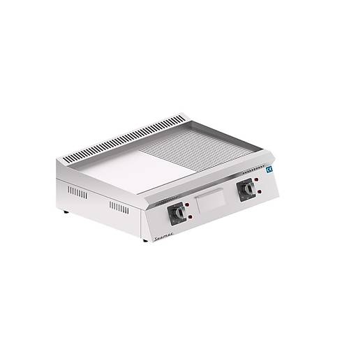 Seamac Ya ekmeceli 70 cm Yar Oluklu Pleyt Izgara zel Seri Elektrikli