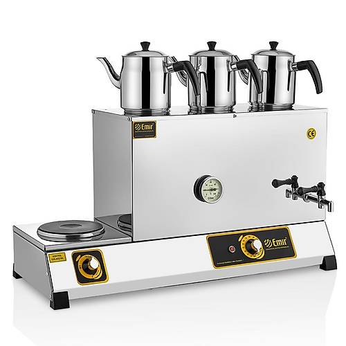 Emir  �ay Kazan� �� Demlikli Elektrikli �ay Oca�� Kazan� Pleytli 38 L.