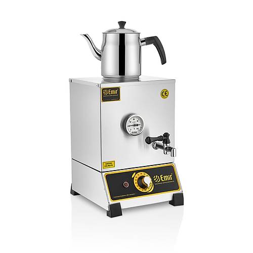 Emir �ay Kazan� Tek Demlikli Elektrikli �ay Oca�� Kazan� Pleytsiz 13 L.