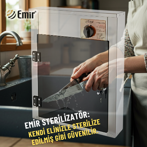 Emir Bak Sterilizatr Dolab 19 Baklk Sterilizasyon dolab