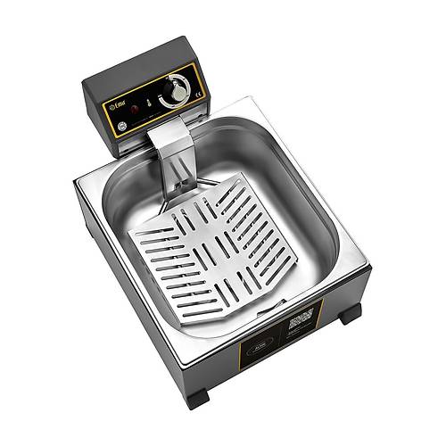 Emir Black Gold Seri 8 Litre End�striyel Frit�z � Piano Black � Profesyonel Kullan�m