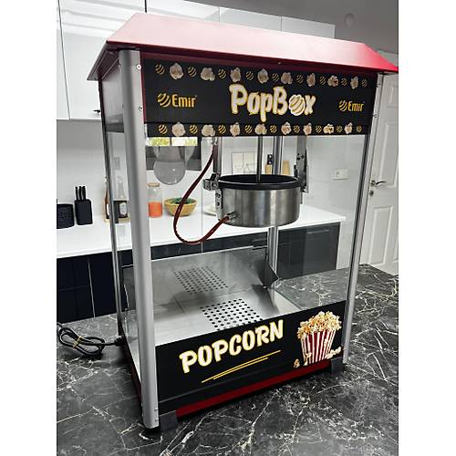 Emir Popcorn Makinesi Patlam�� M�s�r Makinas� End�striyel Tip Yerli �RET�M