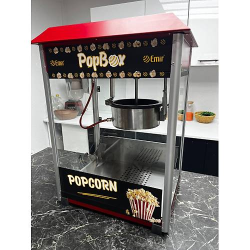 Emir Popcorn Makinesi Patlam�� M�s�r Makinas� End�striyel Tip Yerli �RET�M
