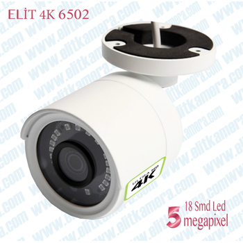 Elit Pro Hd 6502 4K 5.0 Megapixel p Poe Kamera