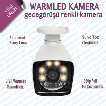 Elit 3356 Ahd Warmled Gecegörüşü Renkli kamera 5.0 m.pixel Sony Lens 1080p full hd Su geçirmez