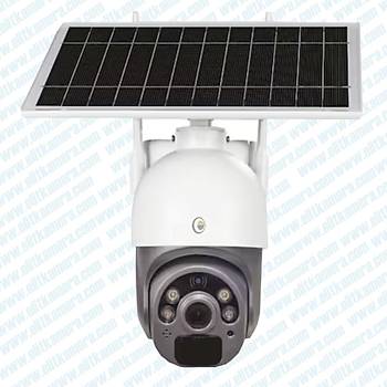 Elitcam ( Sim Kartl ) Gne Panelli WiFi 360 Dnebilen Speed Dome Akll Gvenlik  P Kameras 5Mp Sony Lens 1080P Full Hd