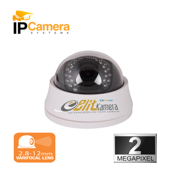 Elitcam Pro 3222 2.0 Mpixel 2.8-12 MM W.Lens p Dome Kamera