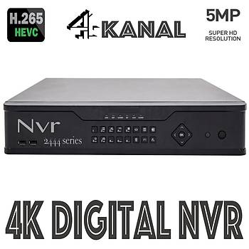 Elitcam 2444 5.0 M.pixel 4 Kanal Nvr Kayt Cihaz