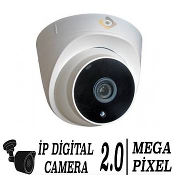 Elitcam 6203 2.0 Megapixel  İp Dome Kamera