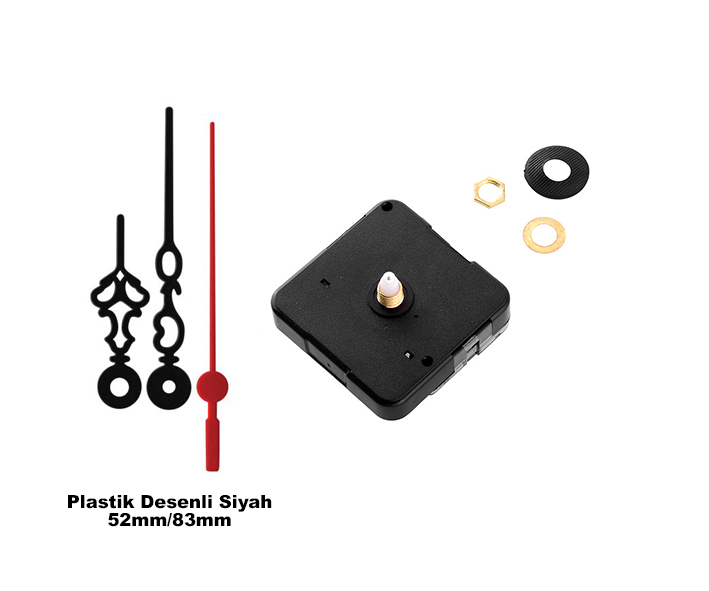 PLASTİK DESENLİ SİYAH