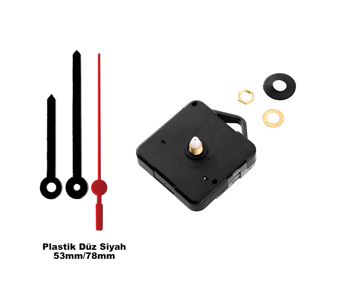 PLASTİK DÜZ SİYAH