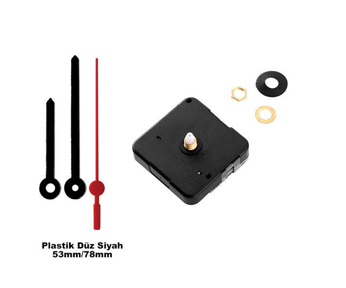 PLASTİK DÜZ SİYAH