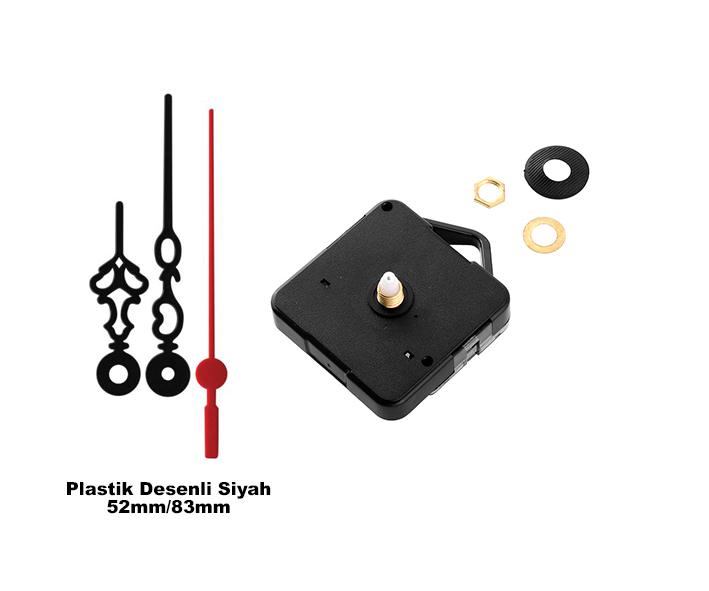 PLASTİK DESENLİ SİYAH