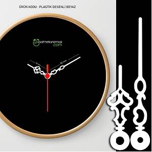 PLAST�K DESENL� BEYAZ