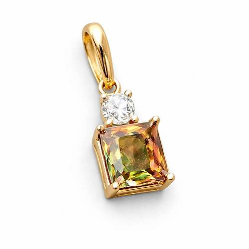 Kare Zultanit Kolye Ucu