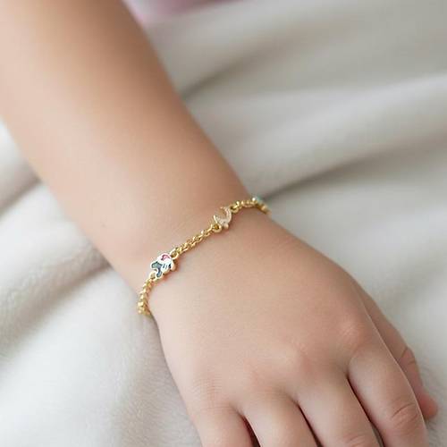 Bebek Aya�� Kalpli Bileklik