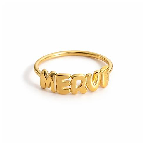 Balon Harfli Y�z�k