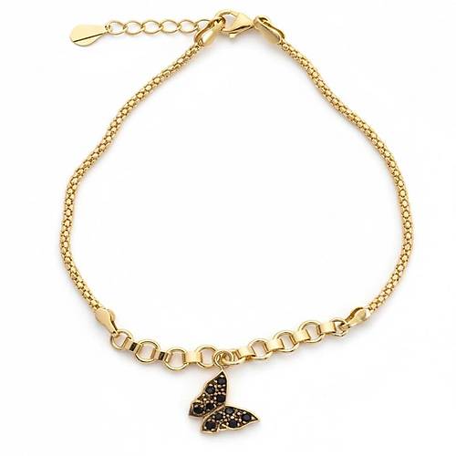 Siyah Ta�l� Kelebek Bileklik