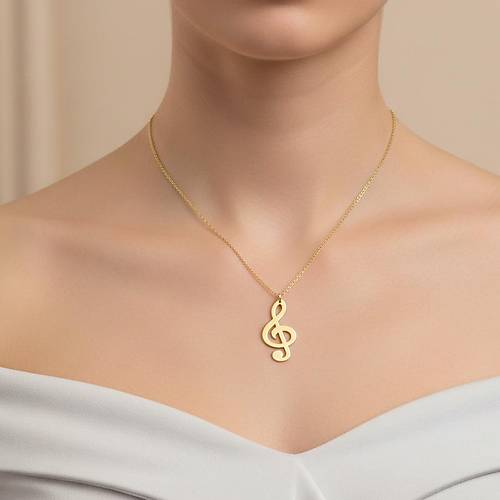 Sol Anahtar� Kolye