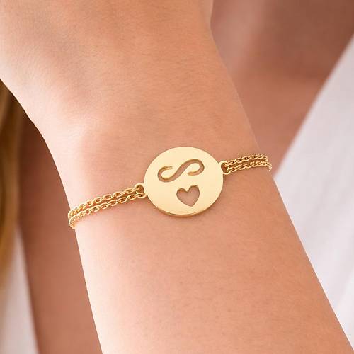 Sonsuzluk Kalp Bileklik