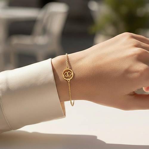 �ift Kalp Bileklik