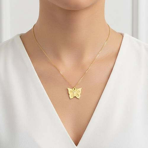 Mini Kelebek Kolye