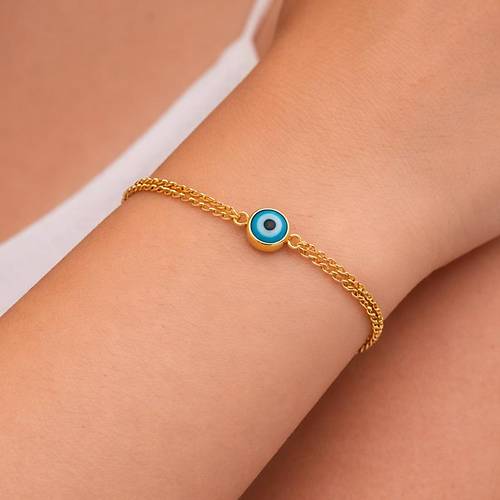 Tekli Cam Boncuk Bileklik