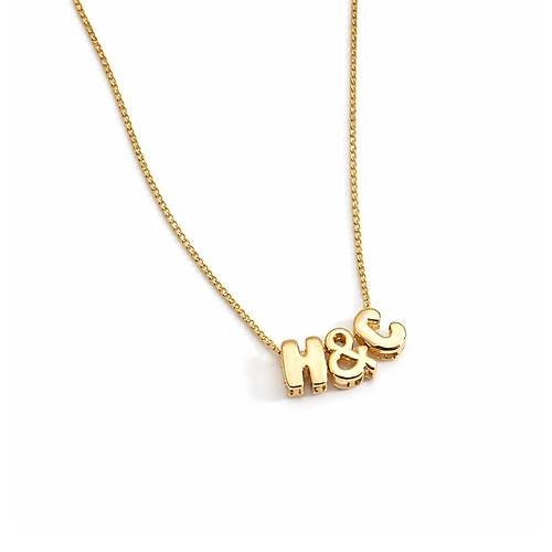 Balon Ba� Harfli Kolye