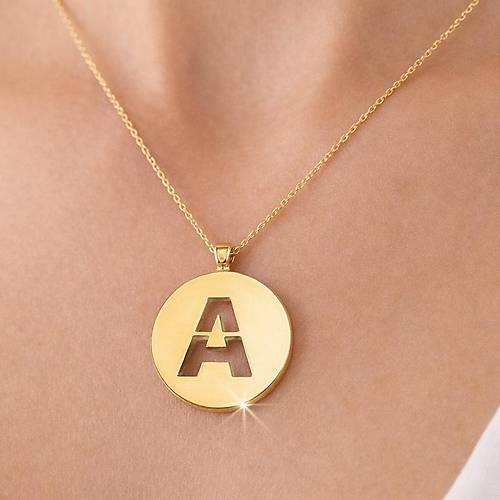 Ba� Harf Alt�n Kolye
