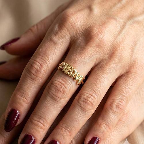 Balon Harfli Y�z�k