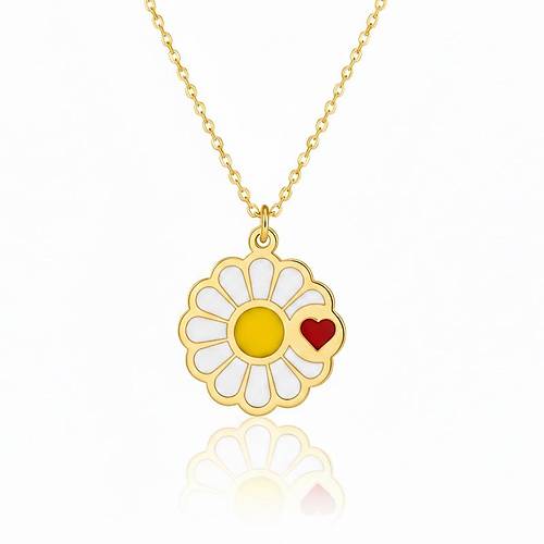 A�k Papatyas� Kolye