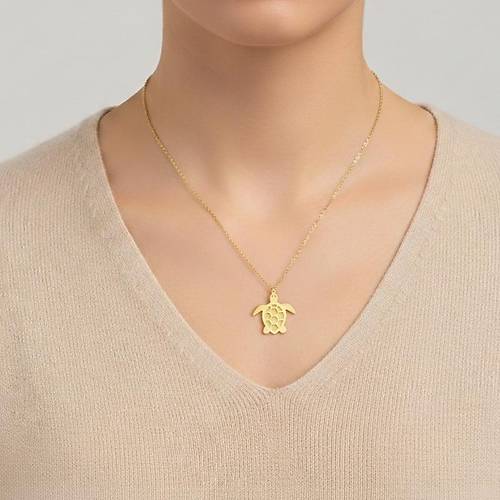 Mini Kaplumba�a Kolye